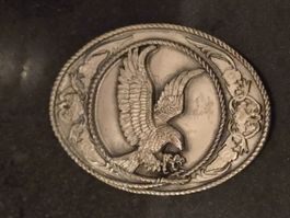 Original Siskiyou Flying Eagle Belt Buckle 1991 Schnalle USA