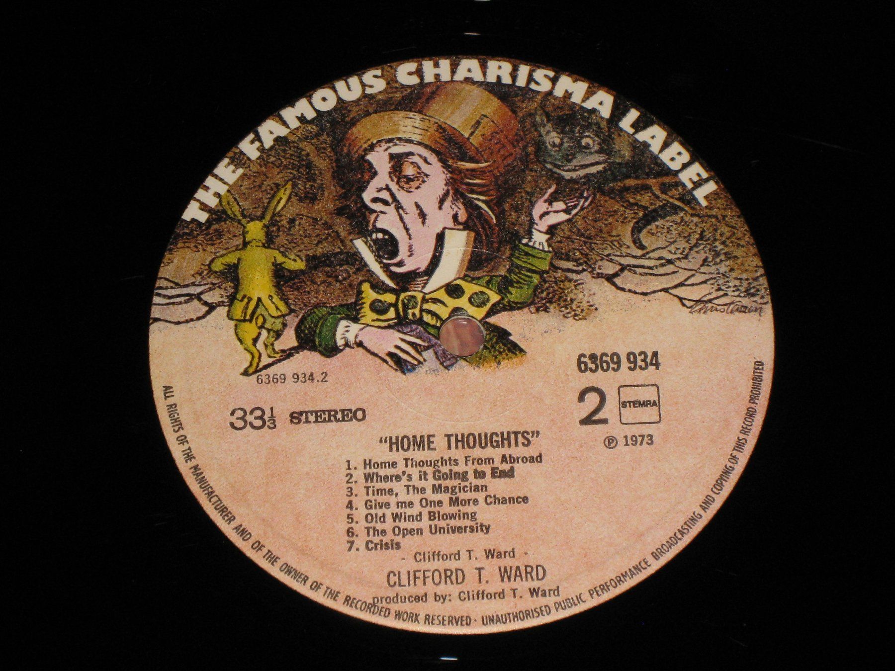 Vinyles: LP - CLIFFORD T. WARD - HOME THOUGHTS – D'occasion à Steckborn par Quo7 3