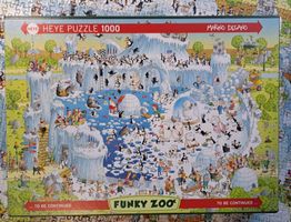 Puzzle Marino Degano: Polar Habitat: Funky Zoo, 1000 Teile