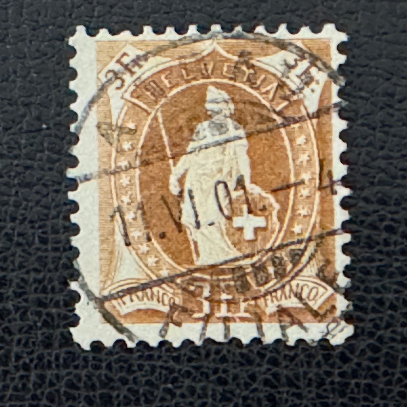 Tous les timbres: Stehende Helvetia 1881, 72A, gestempelt – D'occasion à Stallikon par HILDECH1 1