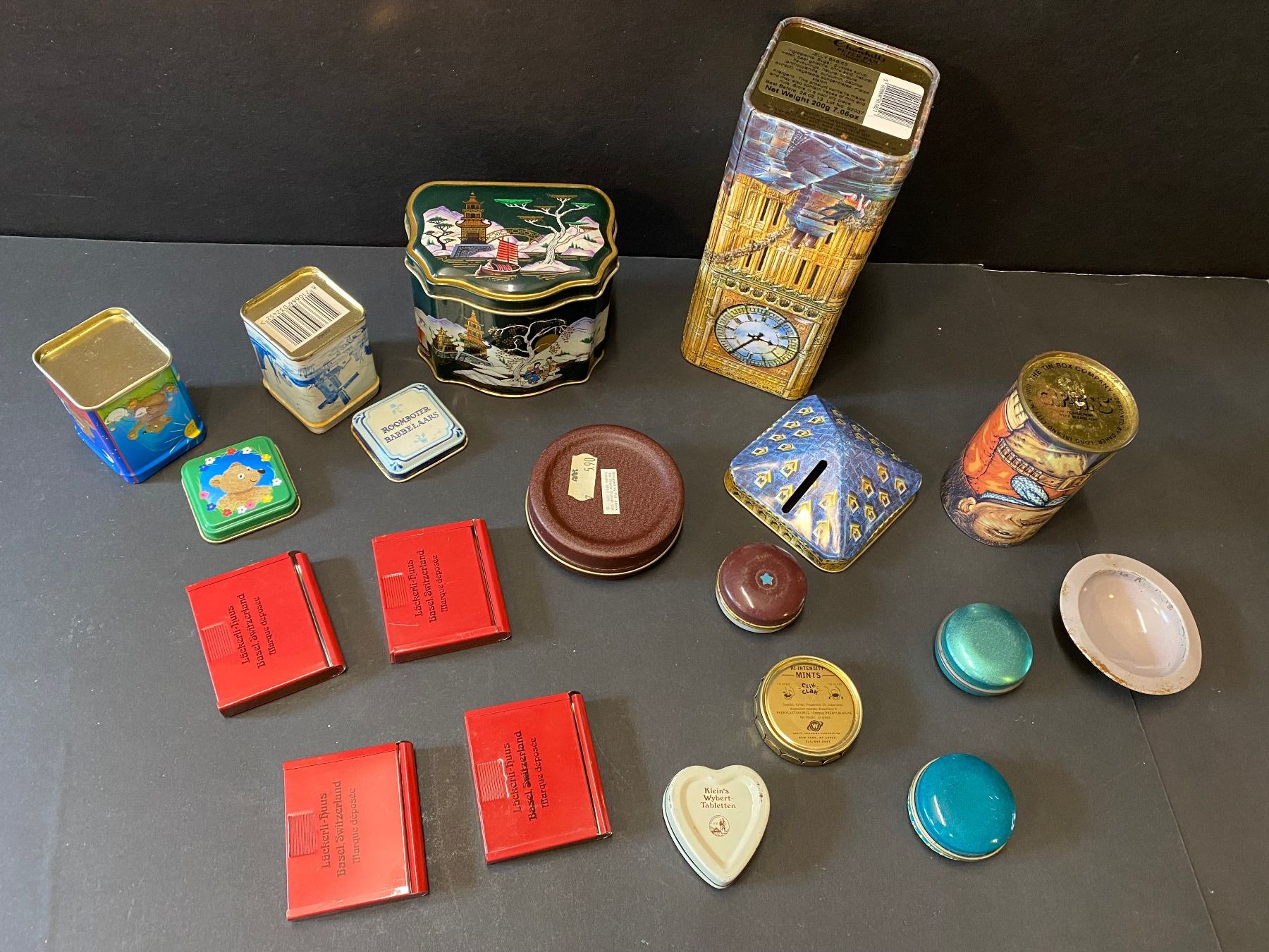 Altre Stoviglie: 15 Diverse Vintage Blechdose – Usato da Schaffhausen venduto da Magnet 7