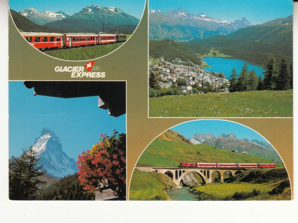 Ansichtskarten: Glacier Express 1988 – Gebraucht aus Bürglen TG von StampGraf