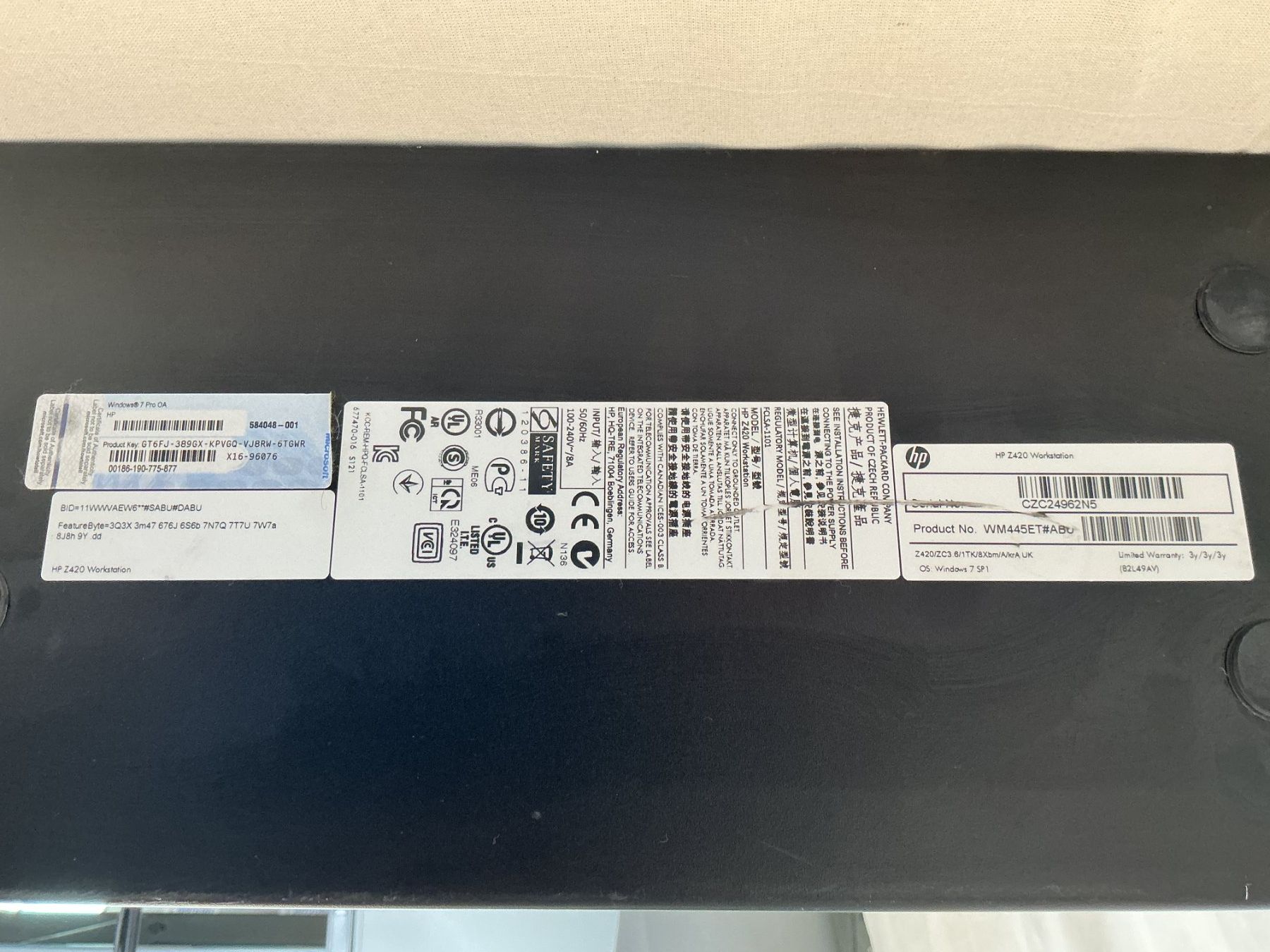 Hewlett Packard PC: HP Z420 Computer Tower Workstation mit NVIDIA NVS 810 GPU – Usato da Richterswil venduto da Restwert_Richterswil 8