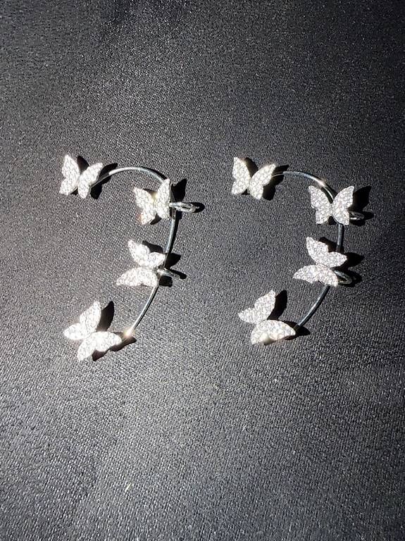 Boucles d'oreille: Schmetterlings-Ohrschmuck – D'occasion à Laufen par nic_nsj8 1