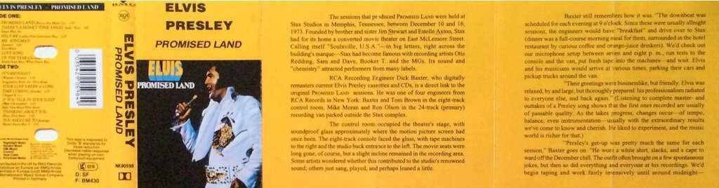Musicassette: ELVIS PRESLEY - PROMISED LAND – Usato da Bottens venduto da hotter-than-hell