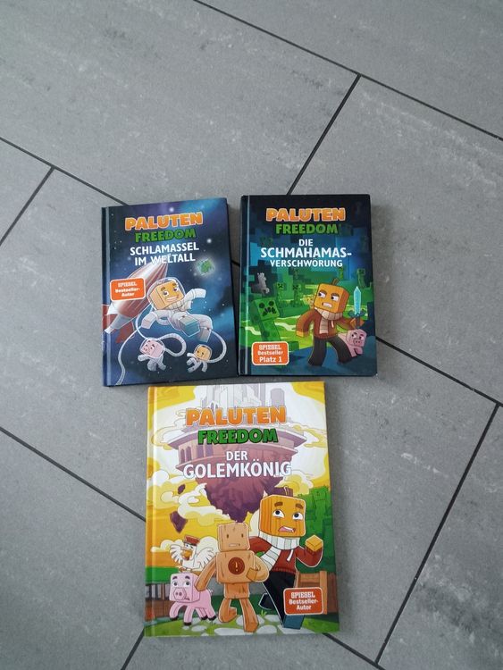 Paluten Freedom 3 Bücher Abenteuer Minecraft Comic Roman (Gebraucht) in ...