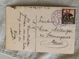 Photo Karte mit Militär Frankatur TG.PI.KP. 3 Gelaufen 1916
