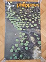 Original Swissair Travel Poster Philippines Gerster 1971