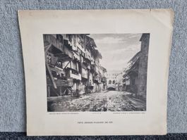 Fotografie Druck "Pfluggasse-Post Basel 1886" (Staatsarchiv)
