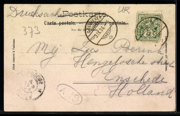 Cartoline postali: AK Göschenen /Gotthardbahn, Blick in den Ort – Usato da Berlin venduto da bartko-reher 1