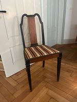 Biedermeier Stuhl Polsterung Antik