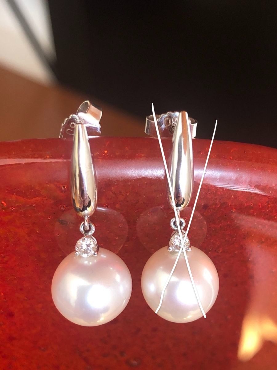 Orecchini pendenti & Orecchini a lobo: Einzel ohrstecker 750 karat – Nuovo e nell'imballaggio originale da Zürich venduto da nurp