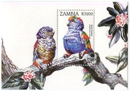 Block "Papageien". Sambia