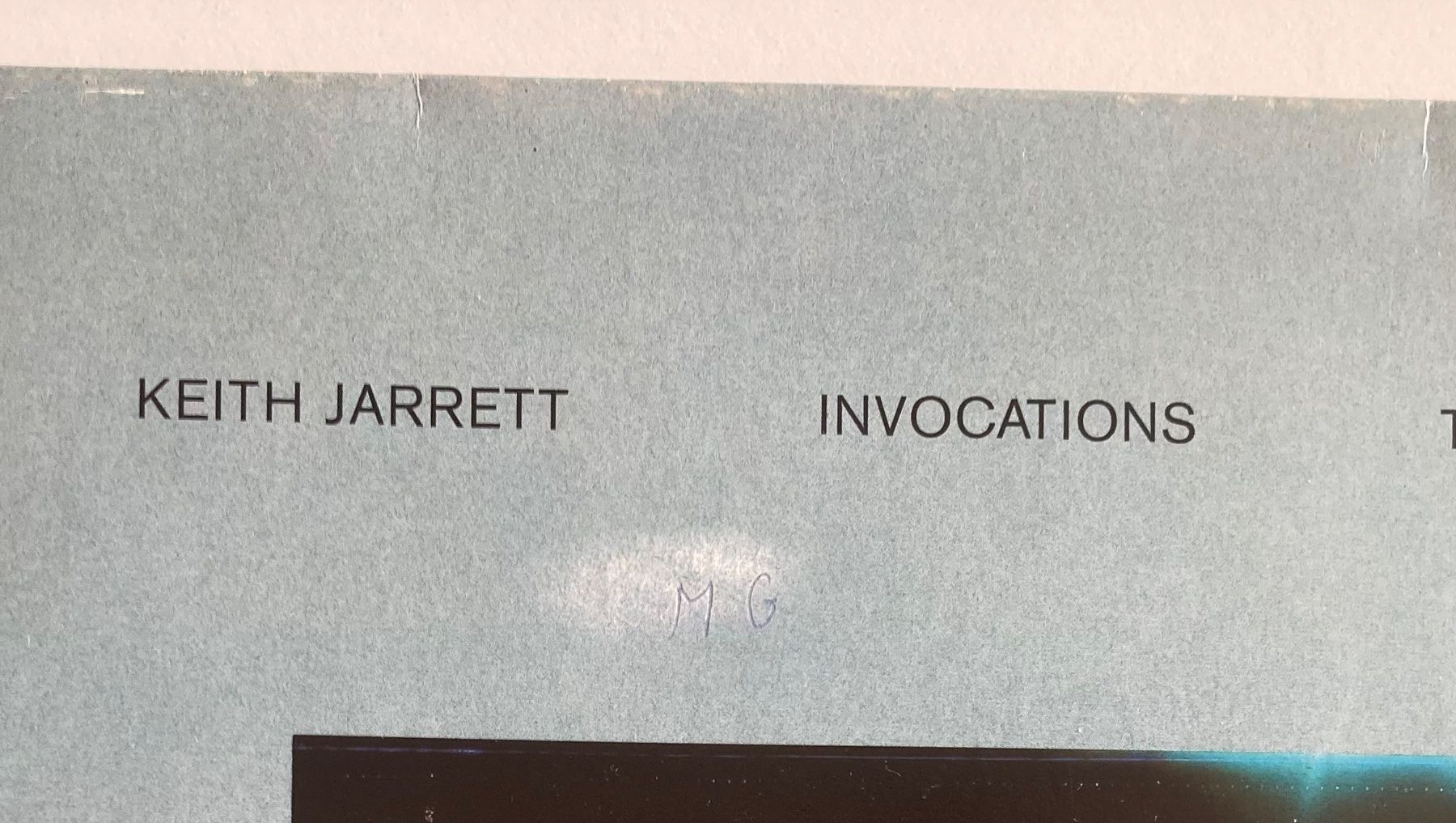 Dischi in vinile: KEITH JARRETT - INVOCATIONS / THE MOTH AND THE FLAME – Usato da Poliez-Pittet venduto da Newtown-Records 5
