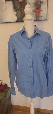 Burberry Brit Hemd blau langarm Baumwollmix gr.M