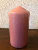 Bougie pilier Steinhart mauve 15cm.