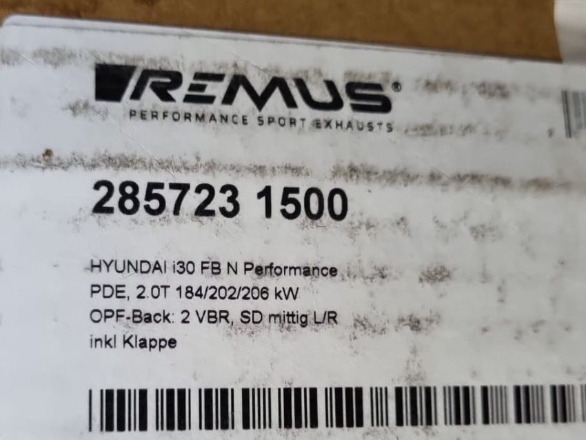 Remus Sistemi di scarico: Remus Hyundai i30N Fastback OPF – Nuovo e nell'imballaggio originale da Stein am Rhein venduto da Aerotechnik-parts 3