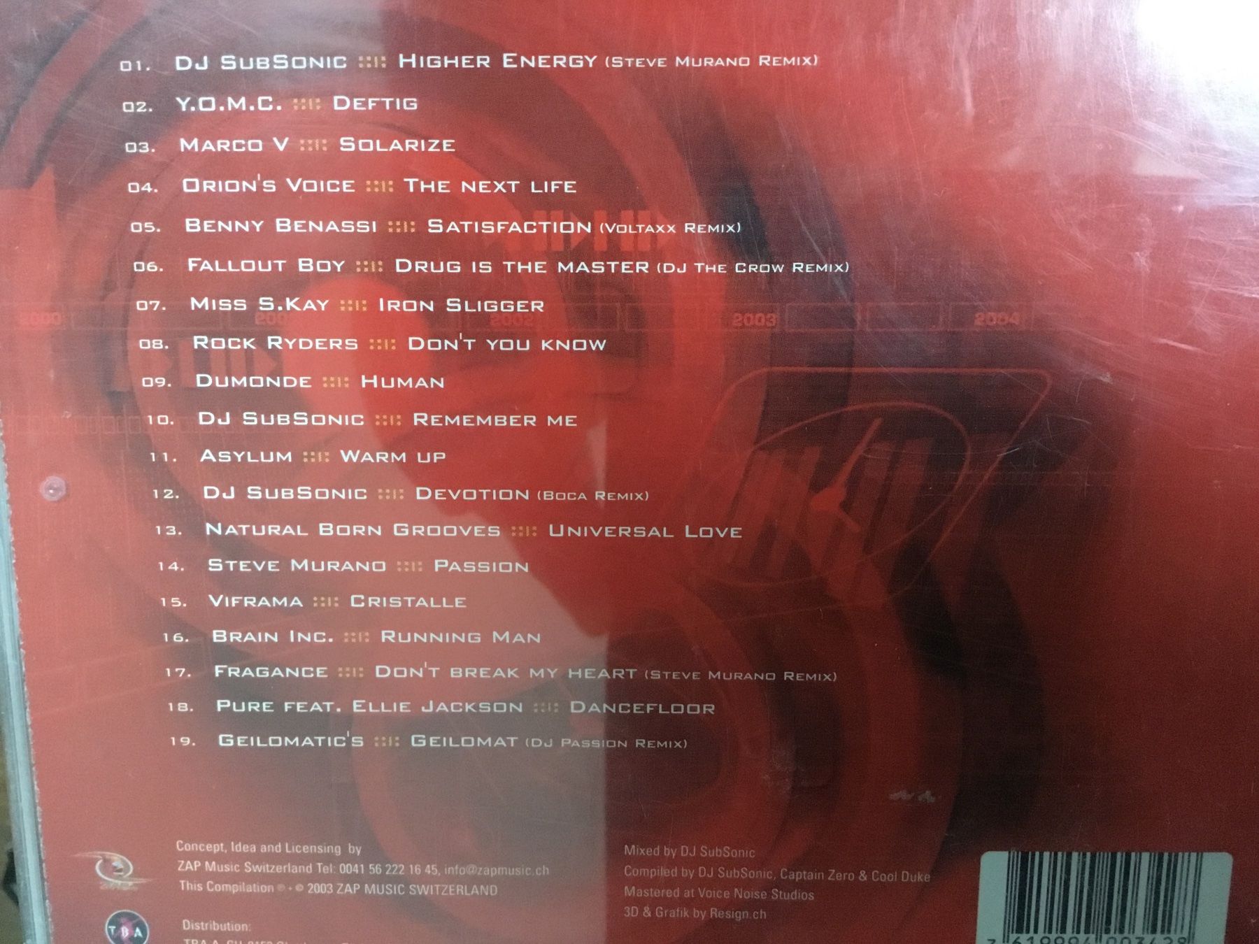 CD: DJ Subsonic - Time Traveller    💿 – Usato da Thierachern venduto da sweden08 1