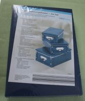 Aufbewahrungsboxen 3er - Set blau NEU