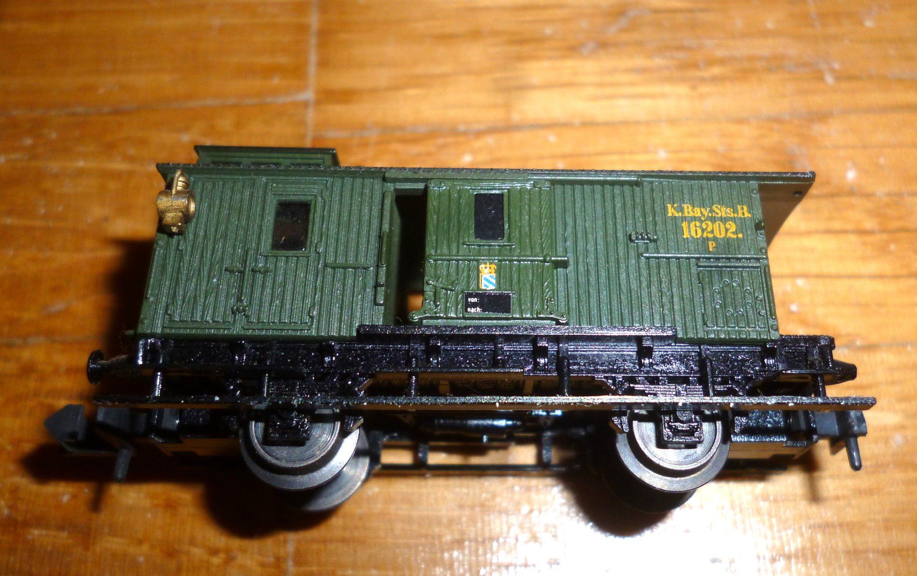 Trix Modellini di ferrovie: Güterzug begleitwagen Bay Sts B – Usato da Langenthal venduto da Tbraunbaer 1