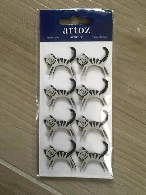 Sticker: neuer 3-D Sticker von Artoz "Katze" – Nuovo e nell'imballaggio originale da Staufen venduto da Nasli