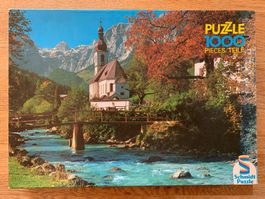 Schmidt; Puzzle "Kirche in Ramsau, DE" / 1000-teilig