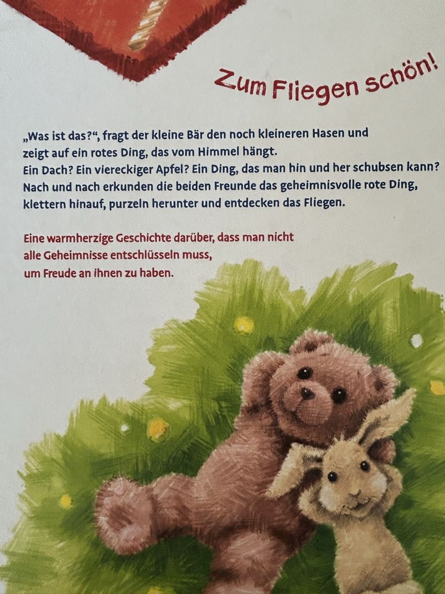 Libri: Der Bär, der Hase und das rote Ding , Kinderbuch – Usato da Wolhusen venduto da eve_m6cg 2