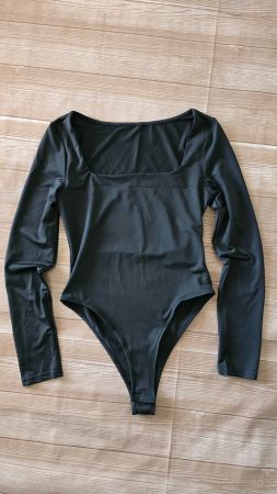 💞 Langarm-Body - M - Square Neck