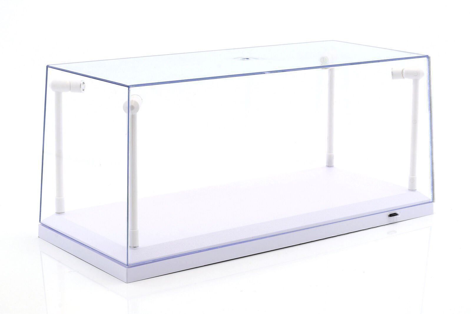 Modellini d'auto: VITRINE ACRYL BOX MIT LED WEISS 1:18 – Nuovo e nell'imballaggio originale da Suhr venduto da Moebelsiralfred