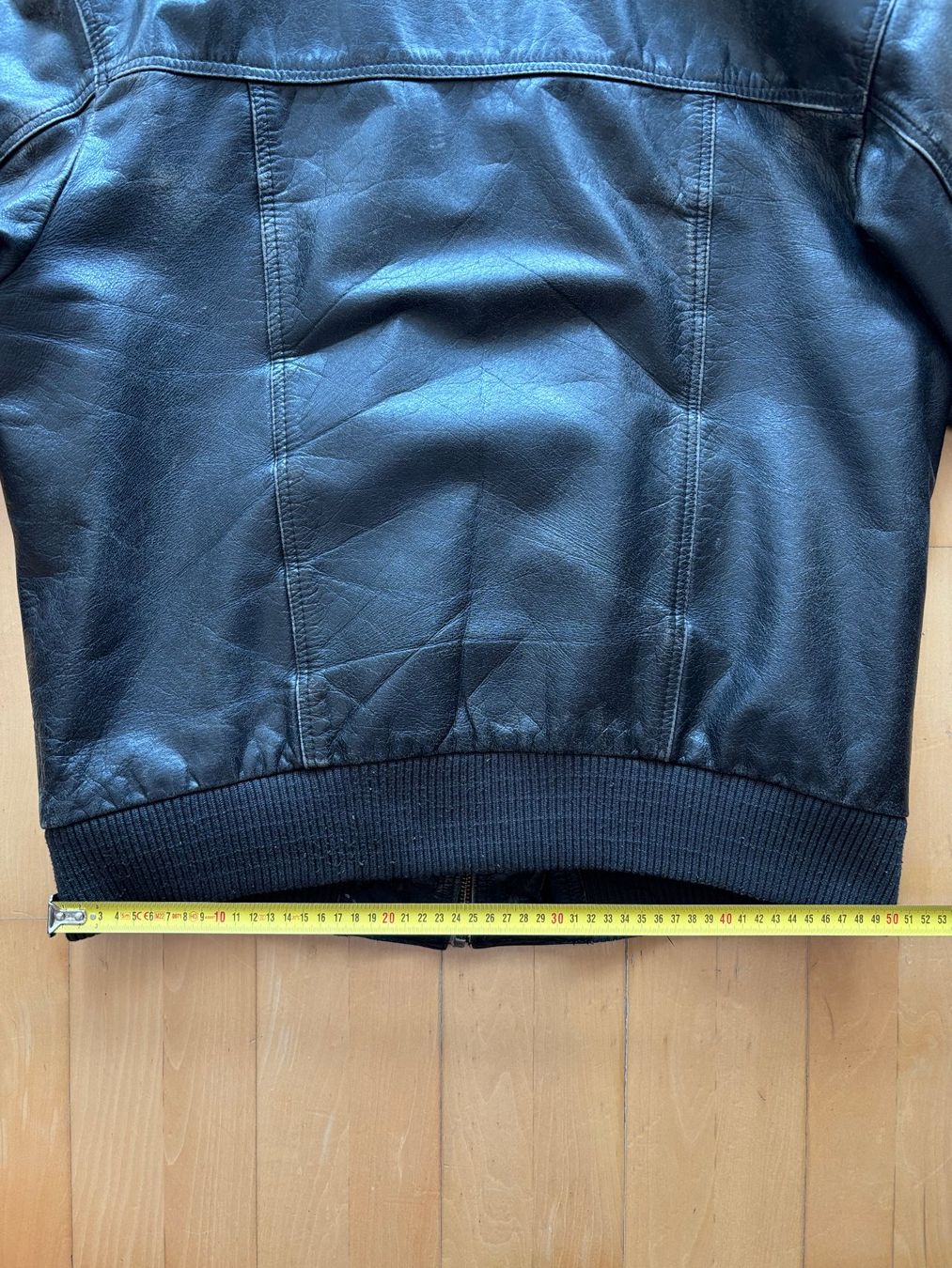 Giacche: Vintage Black Oryx Leather Bomber Jacket – Usato da Belmont-sur-Lausanne venduto da Cedr_Barto 8