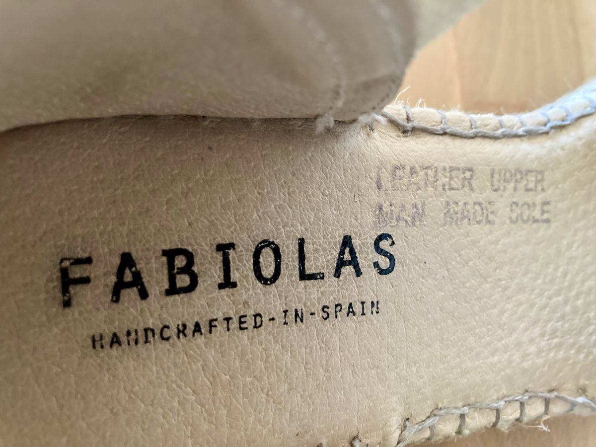 Scarpe da donna: Fabiolas Espadrilles Beige Leder Grösse 37 – Usato da Vinelz venduto da Viewfinder84 2