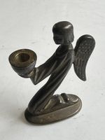 Engelskerzenhalter Bronze antik (S19)