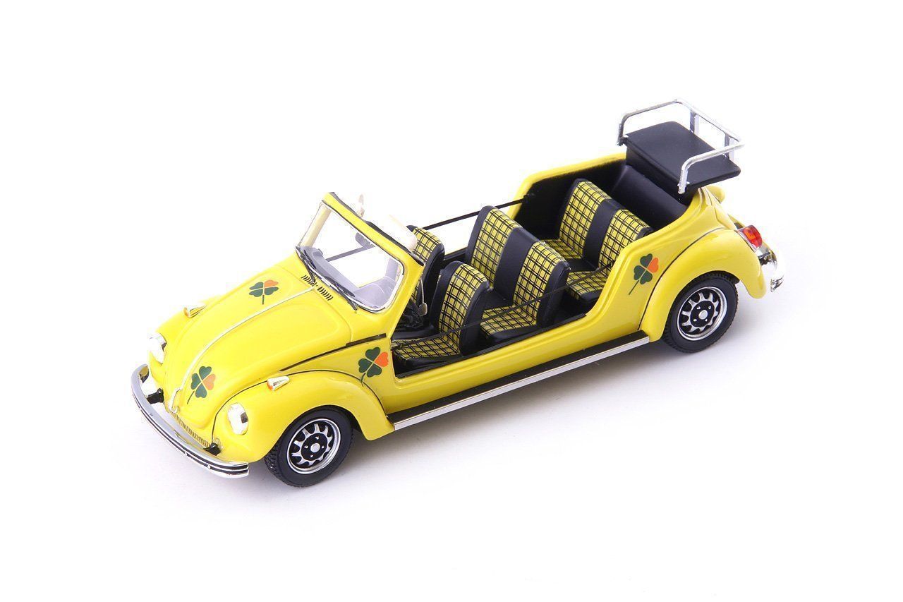 Volkswagen Modellini d'auto: VW MAXIKÄFER CABRIO 1973 GELB, 1:43 CULT – Nuovo e nell'imballaggio originale da Suhr venduto da Moebelsiralfred