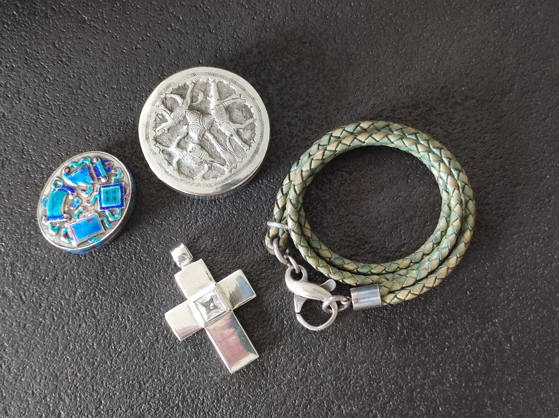 Altri gioielli: Silberlot (Schmuck, Pillendosen) – Usato da Wohlen AG venduto da Tikale 1