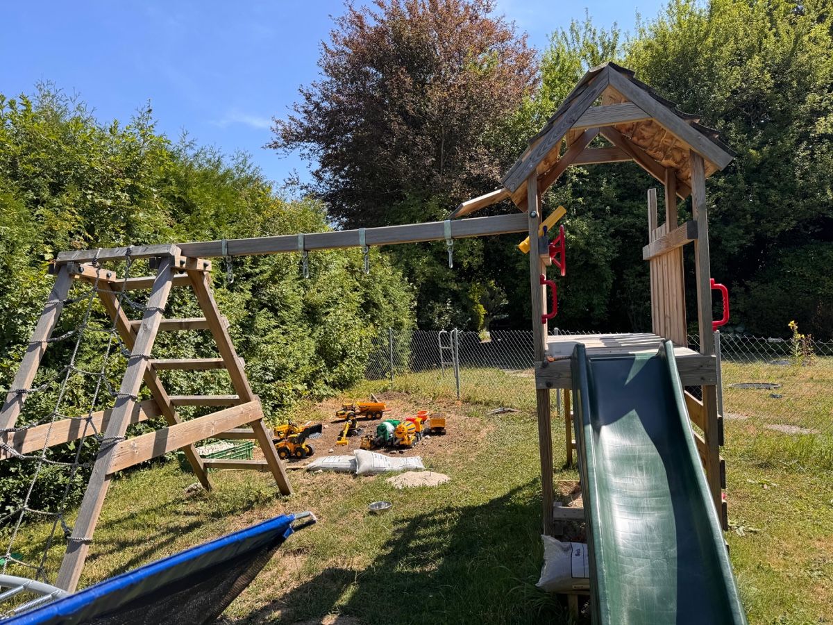 Casette per bambini: Wickey Multiflyer Spielturm mit Rutsche – Usato da Oberwil-Lieli venduto da iberikon 2