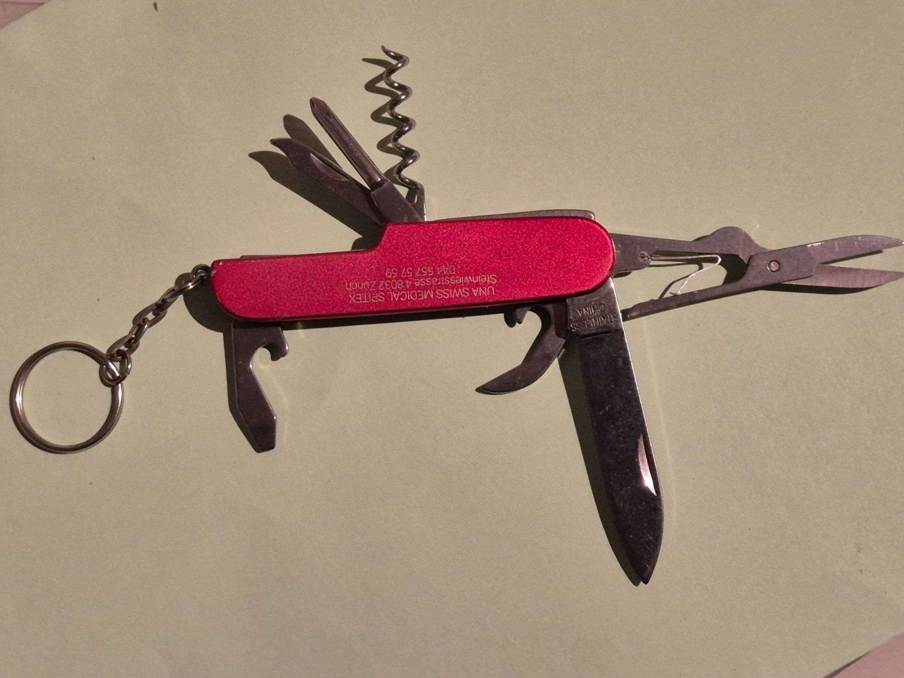 Coltelli tascabile: Sackmesser  China STAINLESS 7 Funktionen – Usato da Seewen SZ venduto da SuperpumaDisplayTeam 3