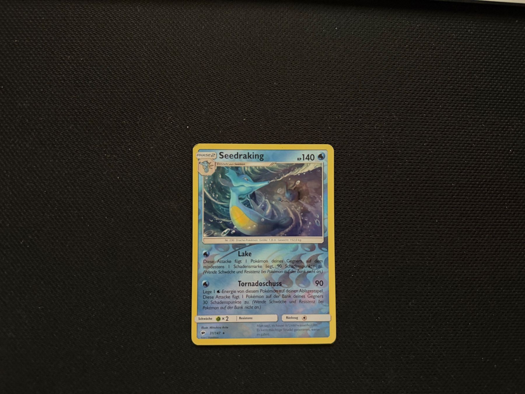 Pokémon Cartes à collectionner: Seedraking 31/147 – D'occasion à Zürich par mountainwizard00