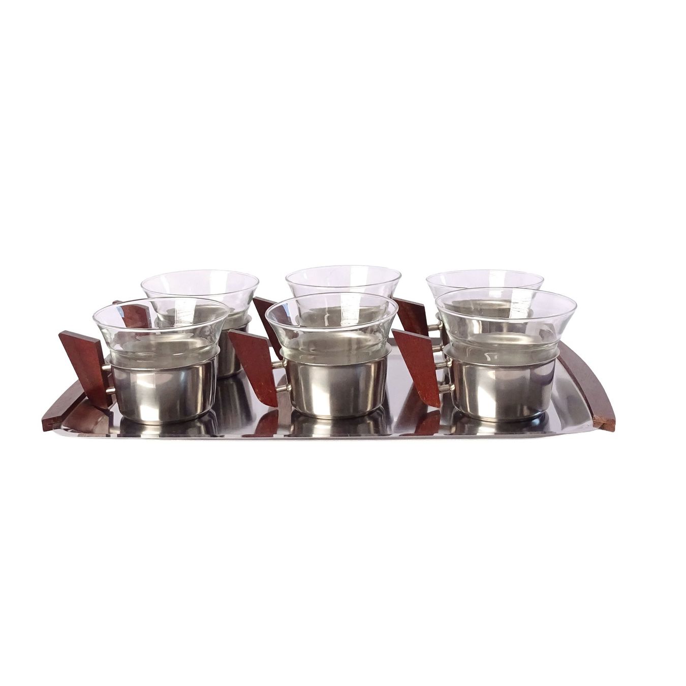 Geschirrsets: Mid Century Kaffee-Set mit Tablett & 6 Tassen – Gebraucht aus Solothurn von hli_n69n 1
