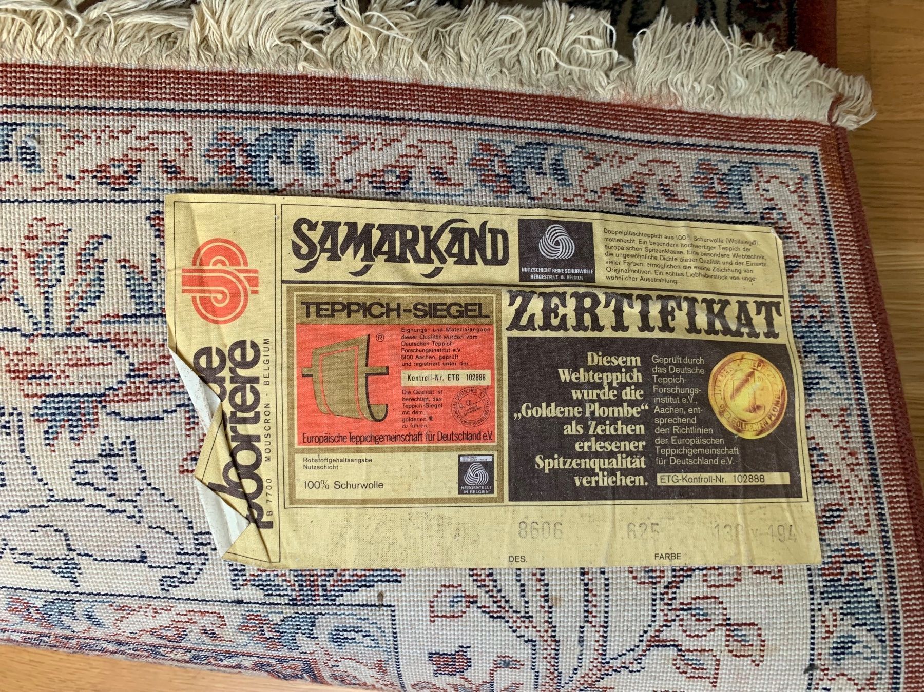 Tappeti: Samarkand Teppich aus 100% Schurrwolle – Usato da Bülach venduto da leide_29 1