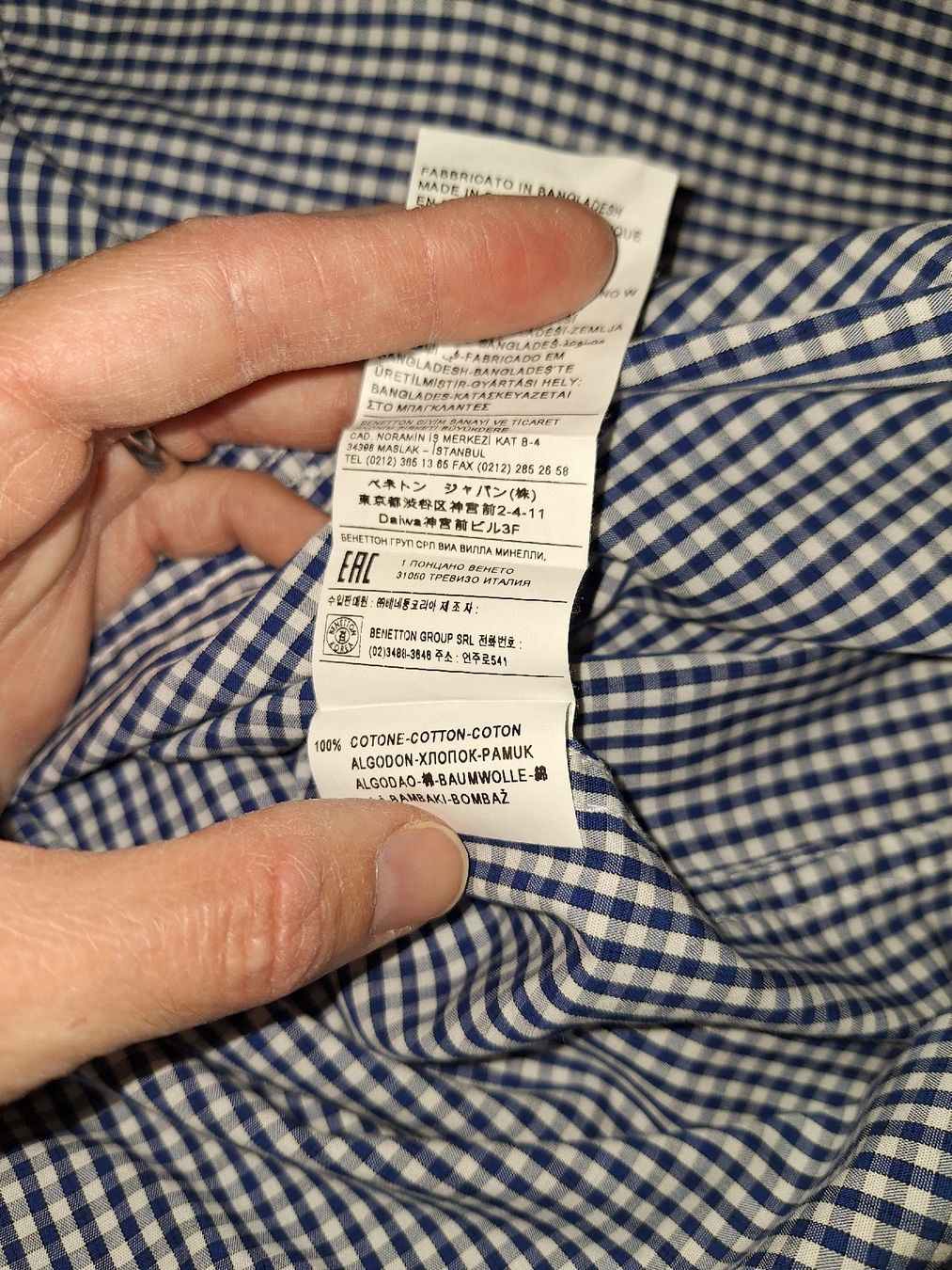 Benetton Camicie, T-shirt & Polo: Langarmhemd von Benetton in Gr. 140 – Usato da Oberrieden venduto da man_tky9 4
