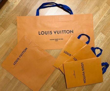 4 Louis Vuitton Tragtaschen Papiertaschen 🛍️