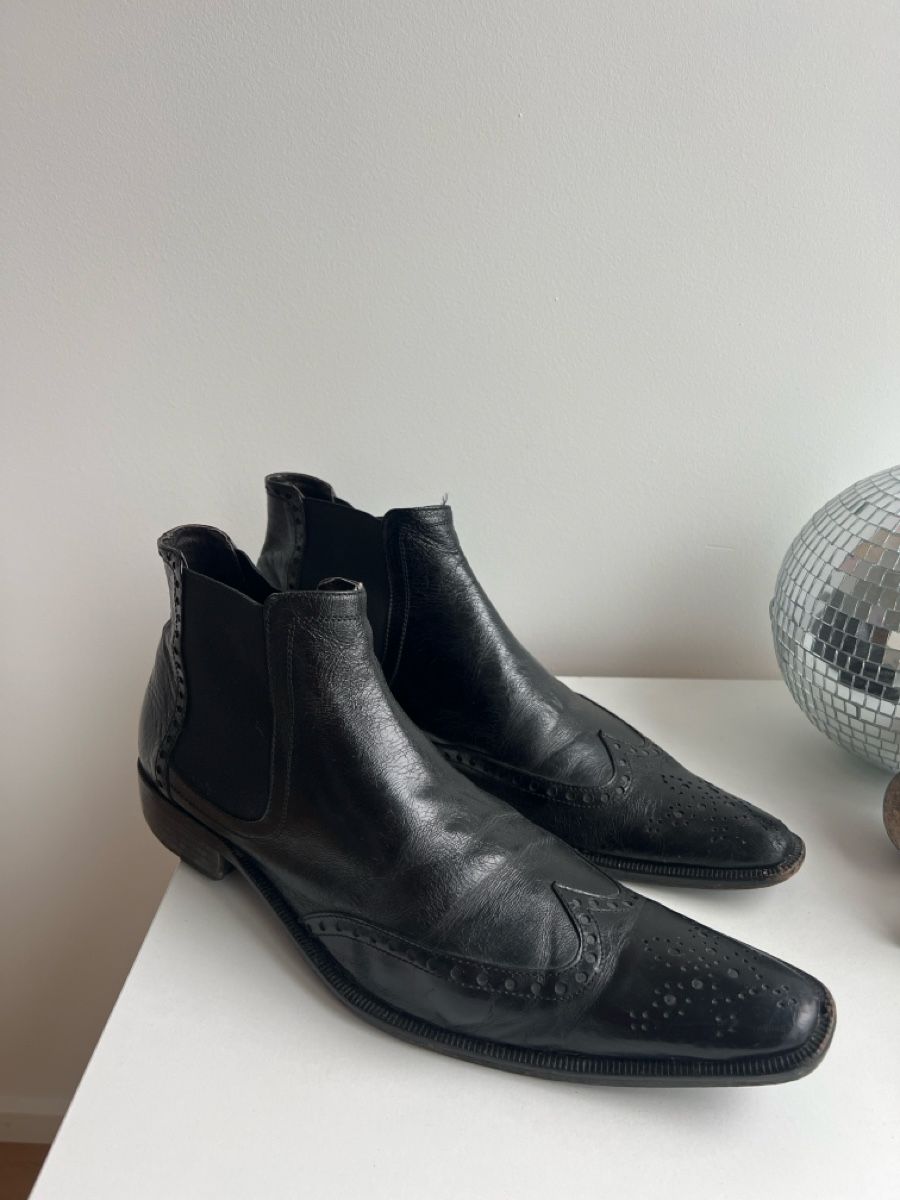 Scarpe da uomo: Elegante Echtlederstiefeletten – Usato da Immensee venduto da LizzaSch03