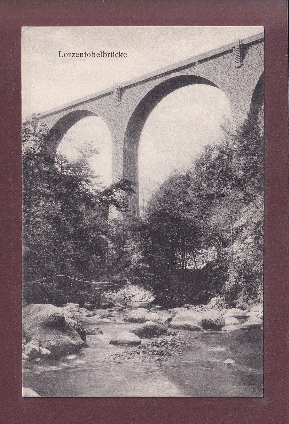 Cartes postales: Menzingen - LORZENTOBELBRÜCKE – D'occasion à Pully par nicecards