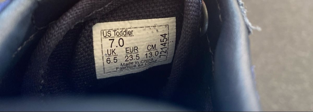 Vans Schuhe für Jungen: NEU Vans Kinder Turnschuhe Grösse 23.5 – Neu (gemäss Beschreibung) aus Binningen von Eober 3