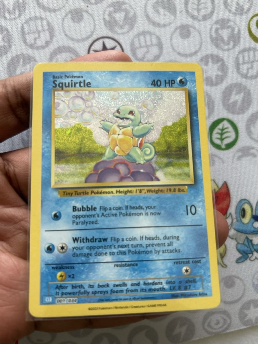 Pokémon Cartes à collectionner: Squirtle 001/034 – Neuf (Voir description) à Zürich par AinzCHF