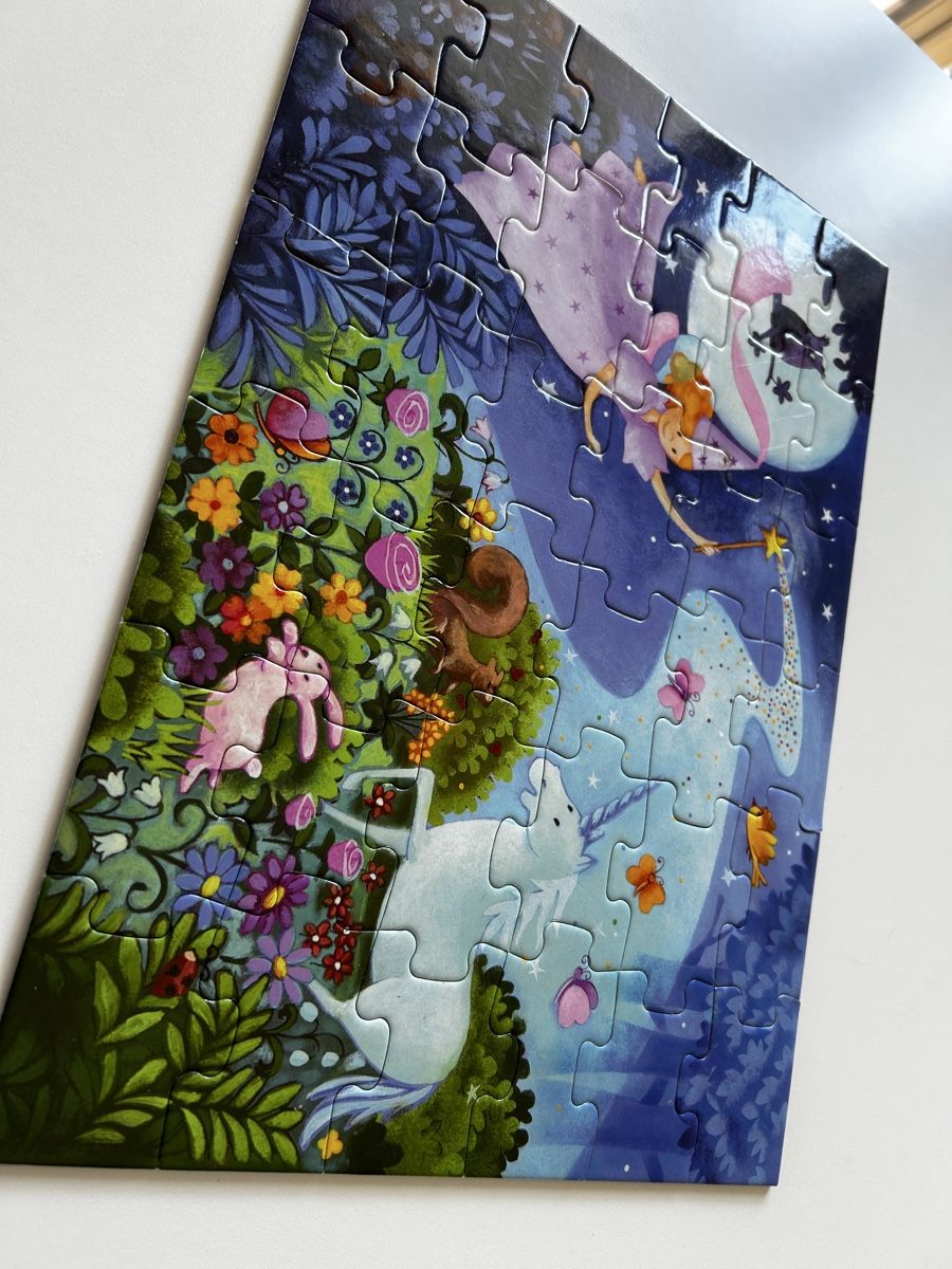 Djeco Puzzle: Djeco Fehen und Einhorn Puzzle  – Usato da St. Gallen venduto da Kiwi023 1