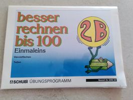 sicher rechnen bis 100/ 2B Einmaleins/ SCHUBI ÜBUNGSPROGRAMM