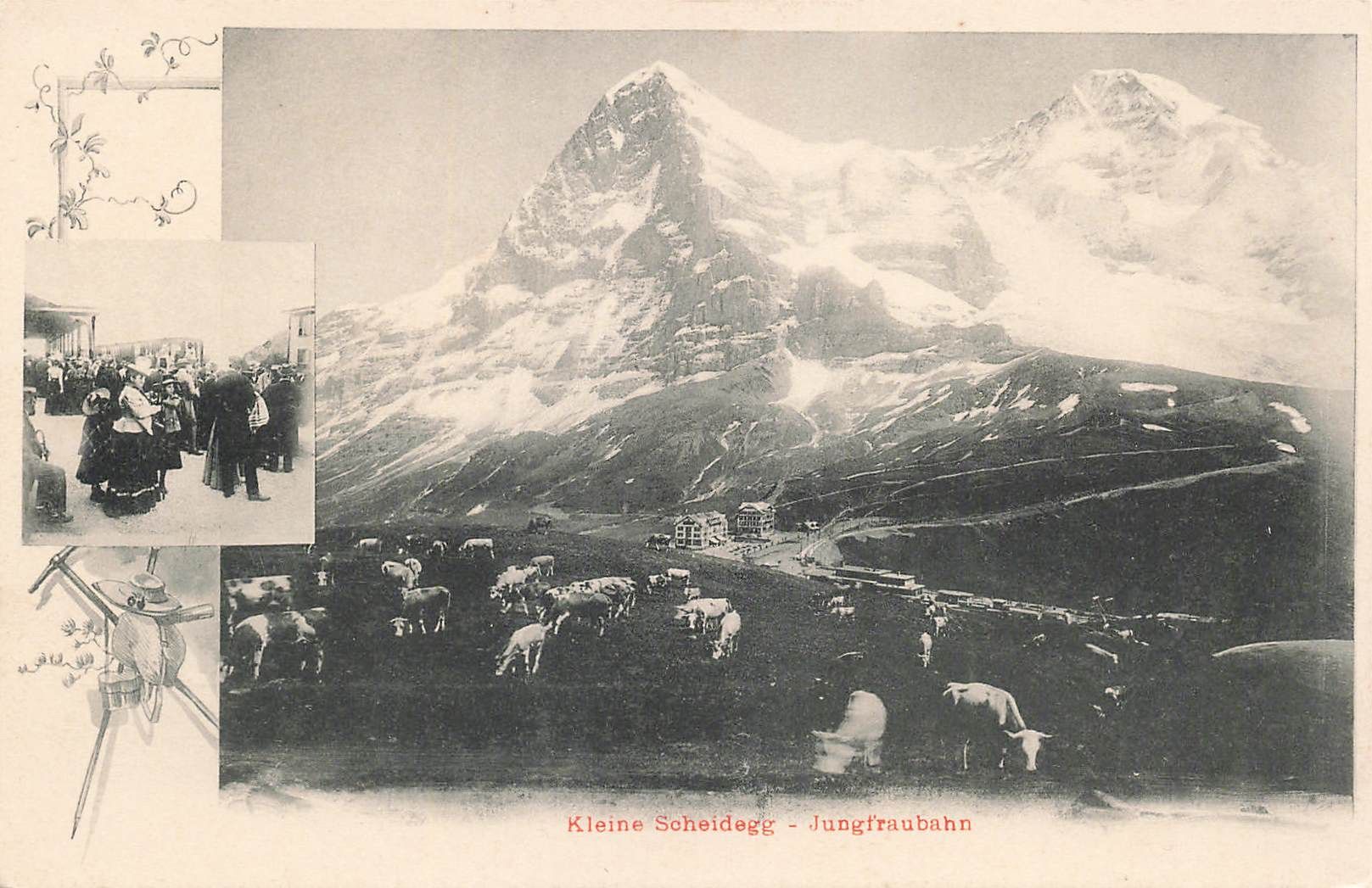 Cartoline postali: Kleine Scheidegg Jungfrau bahn – Usato da Biasca venduto da Blenio71
