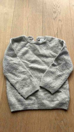 Baby Pullover grau Grösse M akzeptabler Zustand