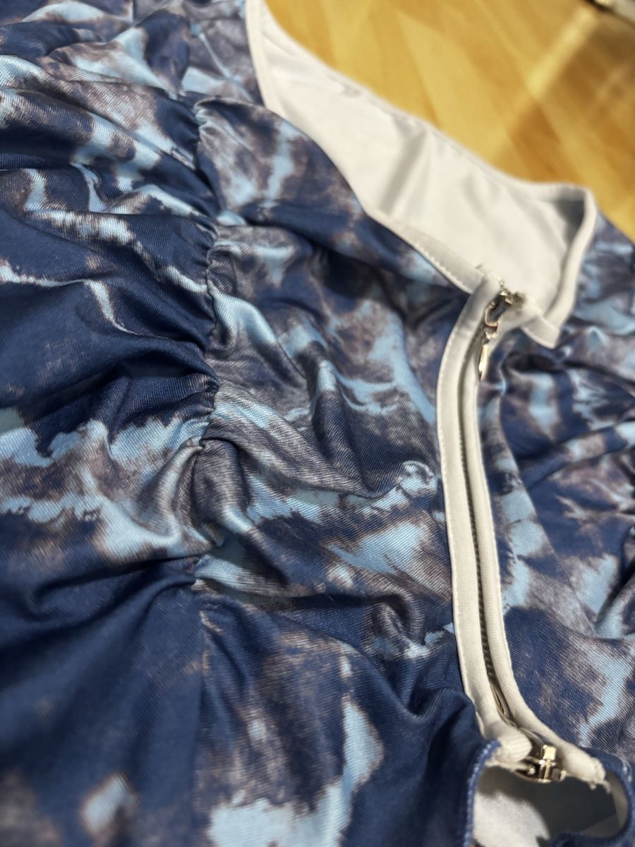 Top: Damen Langarmtop Blau S/M – Nuovo (secondo la descrizione) da zürich venduto da mapaXXefaboo 1